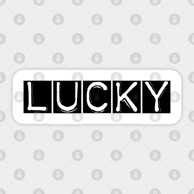 LUCKY Sticker by BabyOnesiesPH